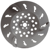 F Series 10" or 250mm Diamond Cup Wheel - Grey - Floorex