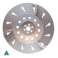 250mm Diamond Cup wheel for Satellite 7 Meteor grinders - Gold - Floorex