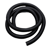 Premium Black Dust Hose for Vacuums and Dust Collectors 50mm - Floorex