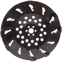 F Series 10" or 250mm Diamond Cup Wheel - Black - Floorex